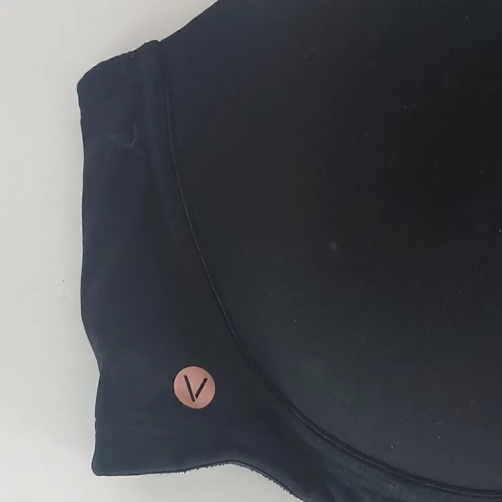 LIVI Lane Bryant Wireless Medium-Impact Wicking Sports Bra Black Size 44DDD